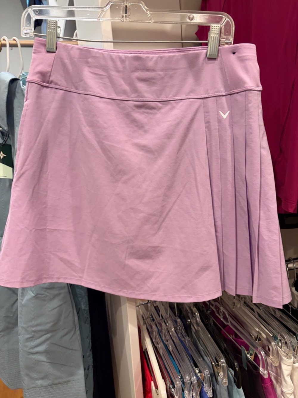 Callaway Women's Lilac Pleated golf Skort & polo